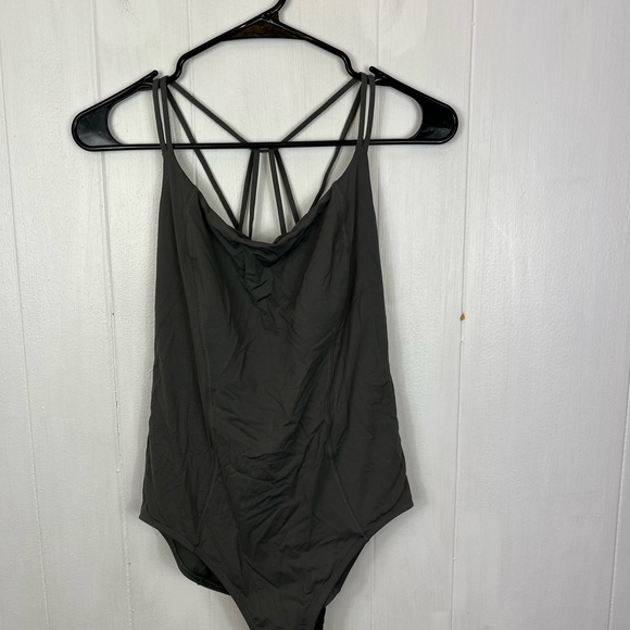 Athleta Cortes One Piece Strappy Back Swimsuit Sz M - Picture 4 of 14
